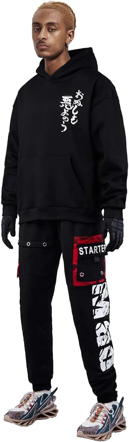 Niepce Inc Men's Streetwear Cargo Jogger Pants