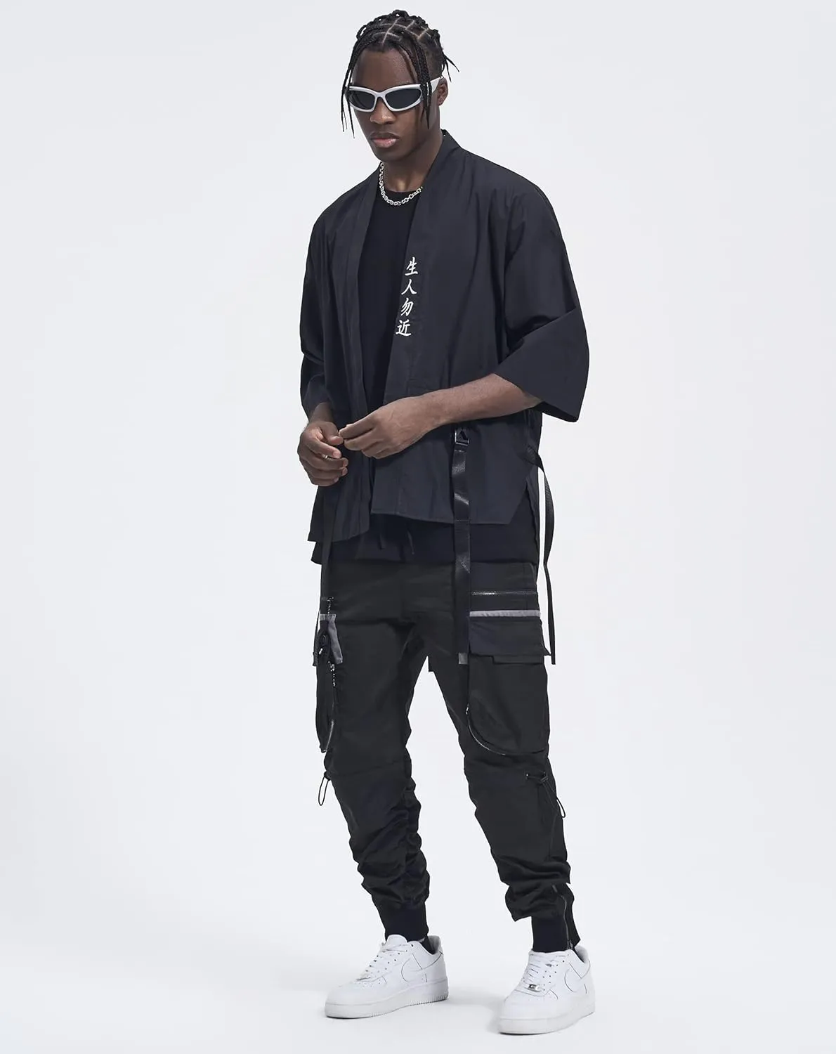 Niepce Inc Streetwear Men's Techwear Pants with Straps