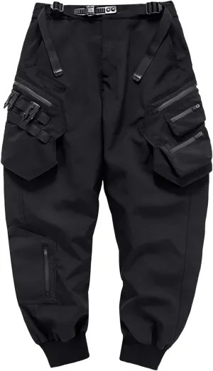 Niepce Inc Streetwear Men's Techwear Pants with Straps