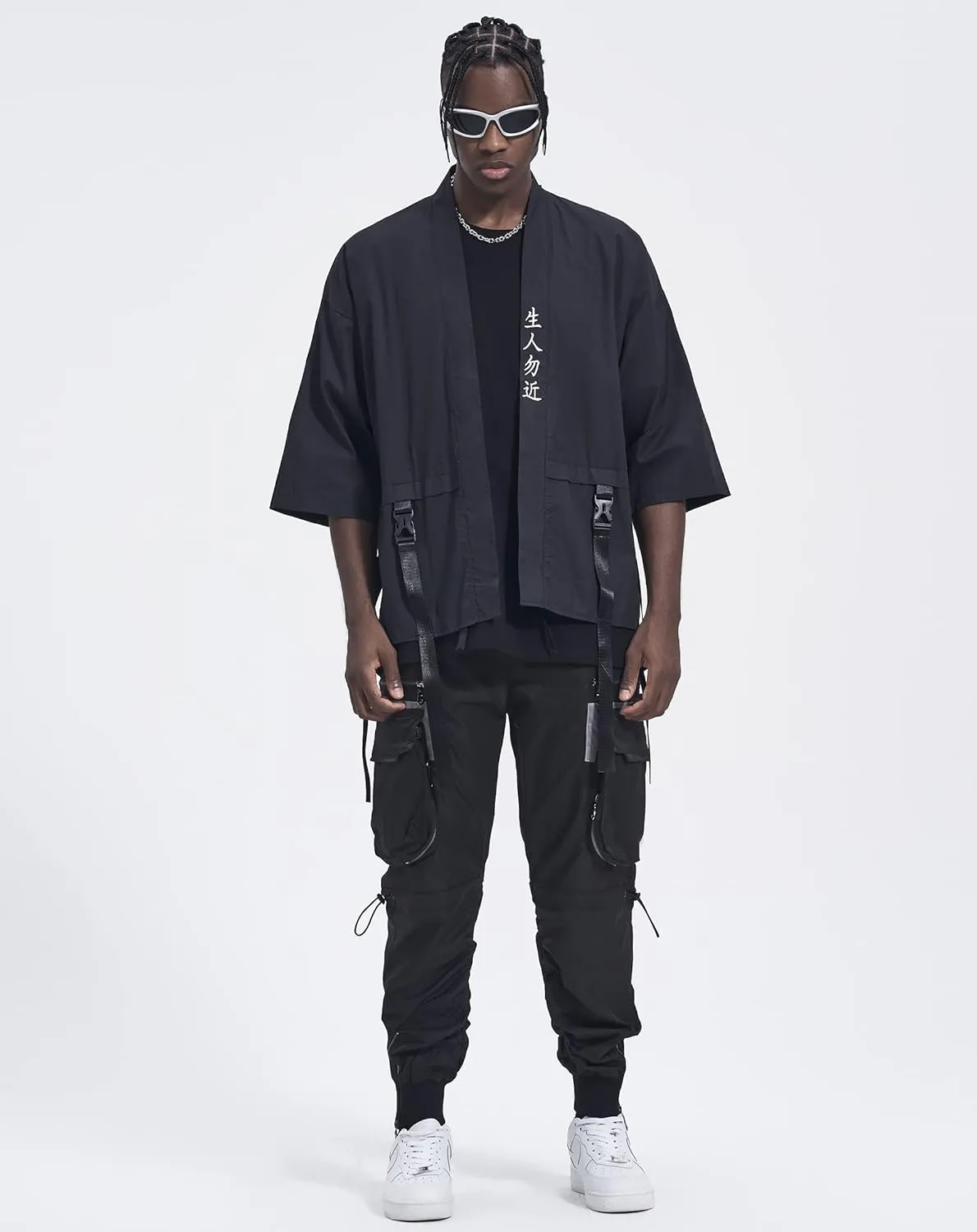 Niepce Inc Streetwear Men's Techwear Pants with Straps