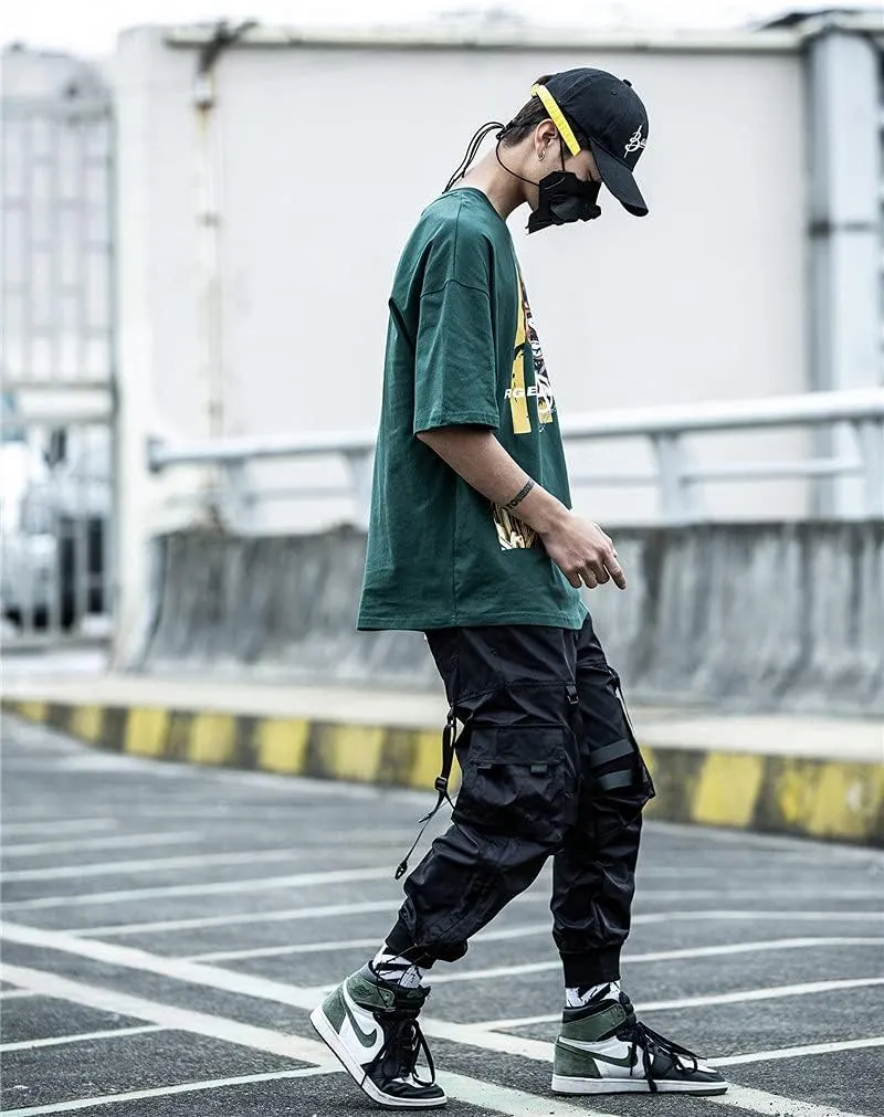 Niepce Inc Streetwear Men's Techwear Pants with Straps