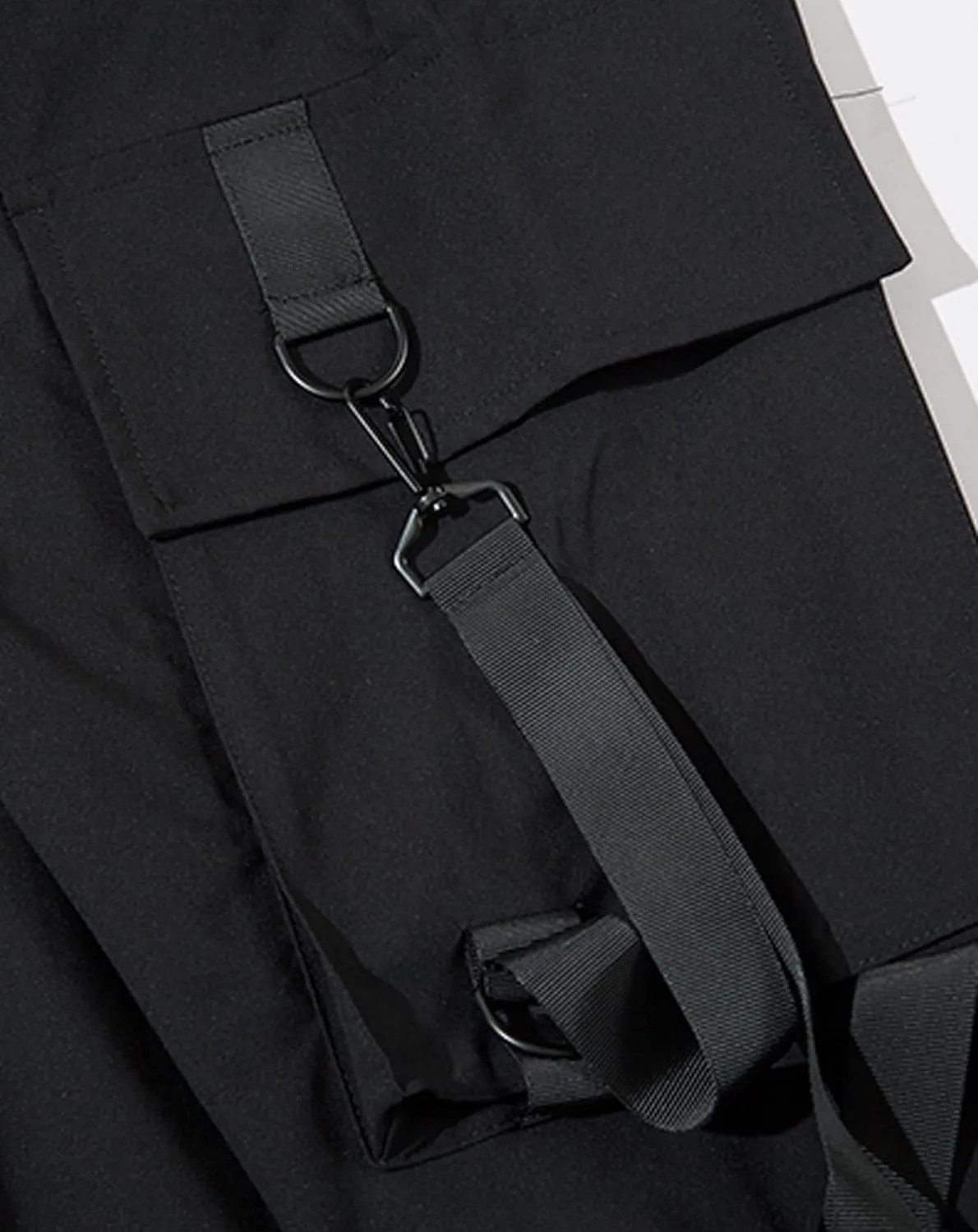 Niepce Inc Streetwear Men's Techwear Pants with Straps