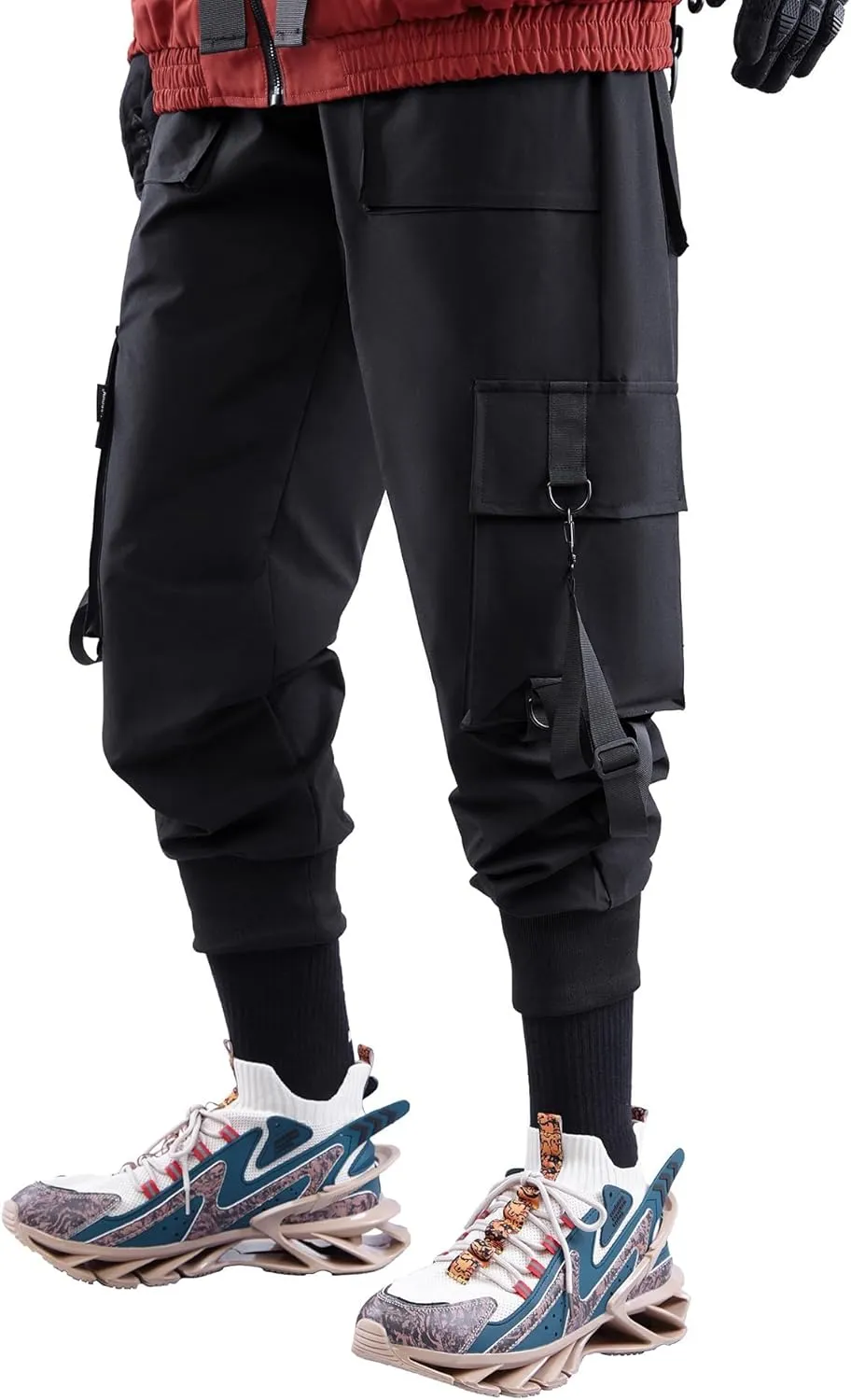 Niepce Inc Streetwear Men's Techwear Pants with Straps