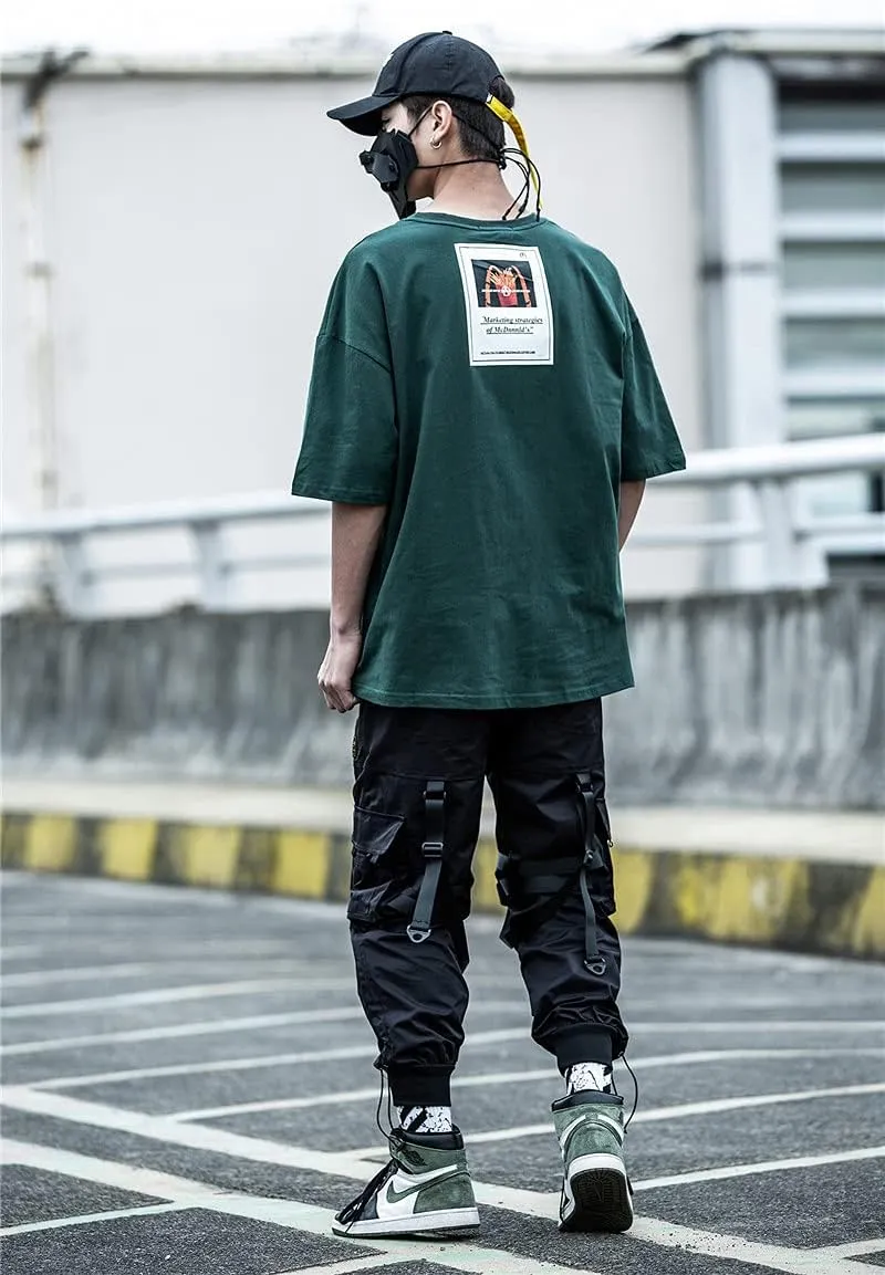 Niepce Inc Streetwear Men's Techwear Pants with Straps