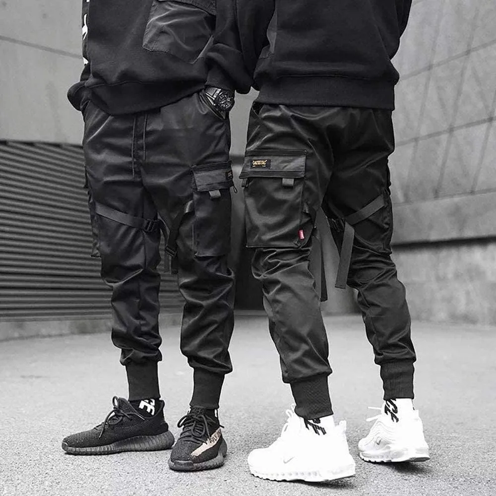 Niepce Inc Streetwear Men's Techwear Pants with Straps