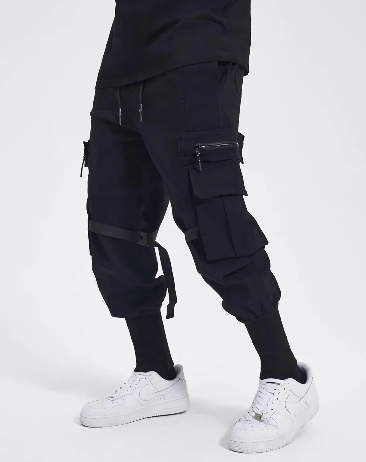 Niepce Inc Streetwear Men's Techwear Pants with Straps