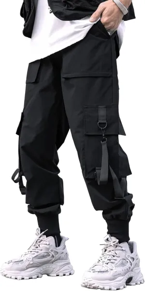 Niepce Inc Streetwear Men's Techwear Pants with Straps