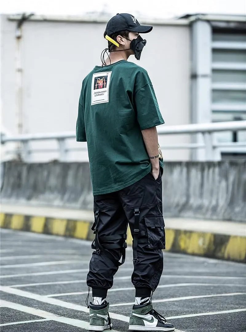 Niepce Inc Streetwear Men's Techwear Pants with Straps