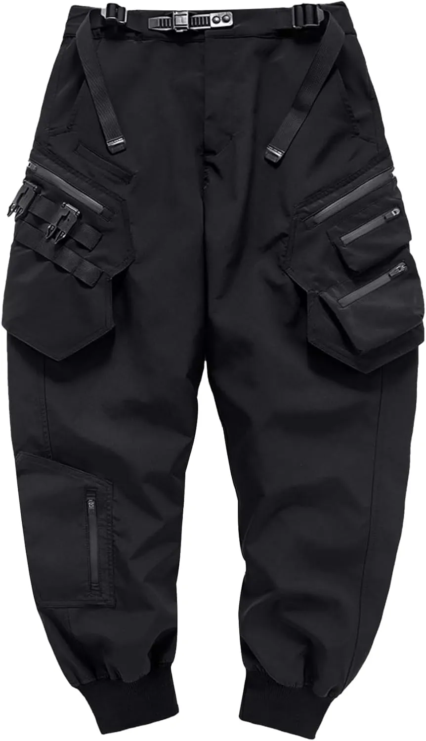 Niepce Inc Streetwear Men's Techwear Pants with Straps