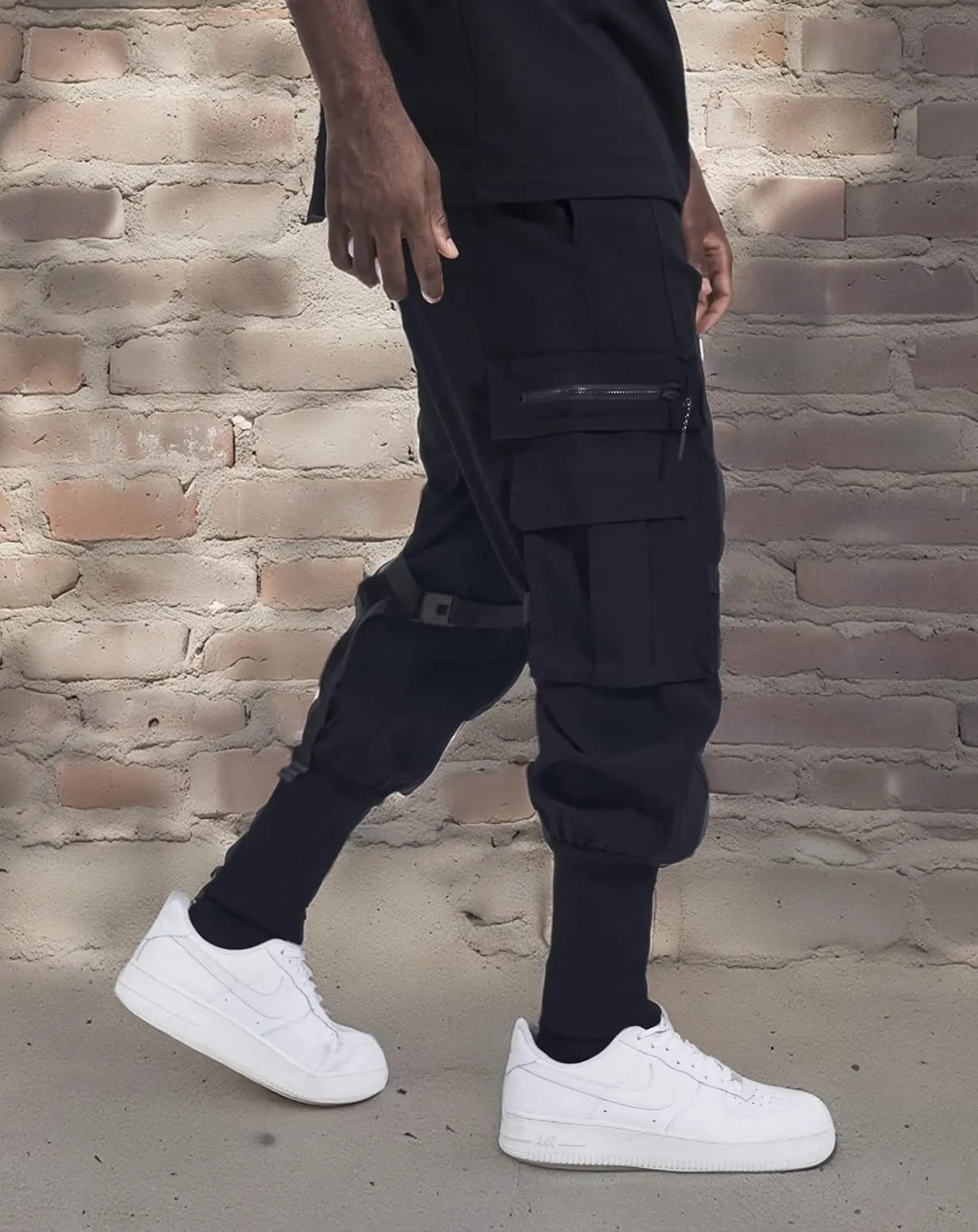 Niepce Inc Streetwear Men's Techwear Pants with Straps