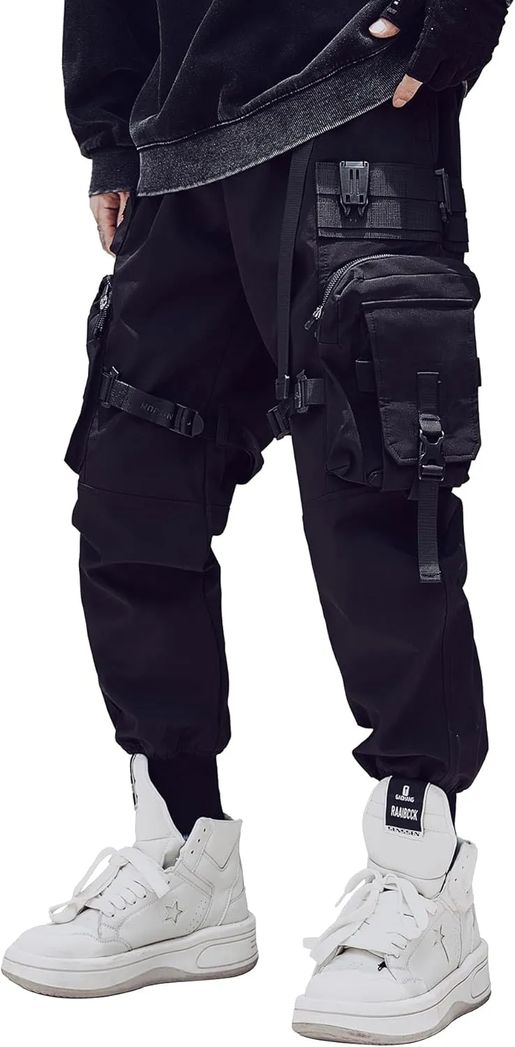 Niepce Inc Streetwear Techwear Cargo Pants for Men