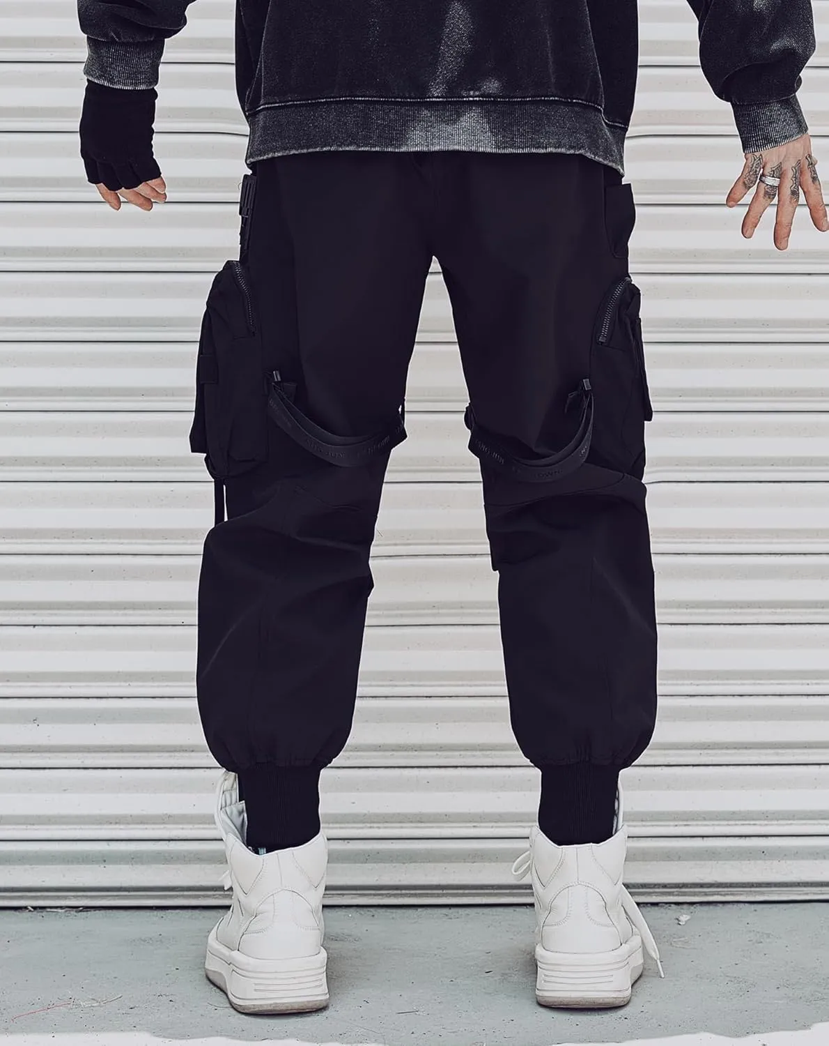 Niepce Inc Streetwear Techwear Cargo Pants for Men