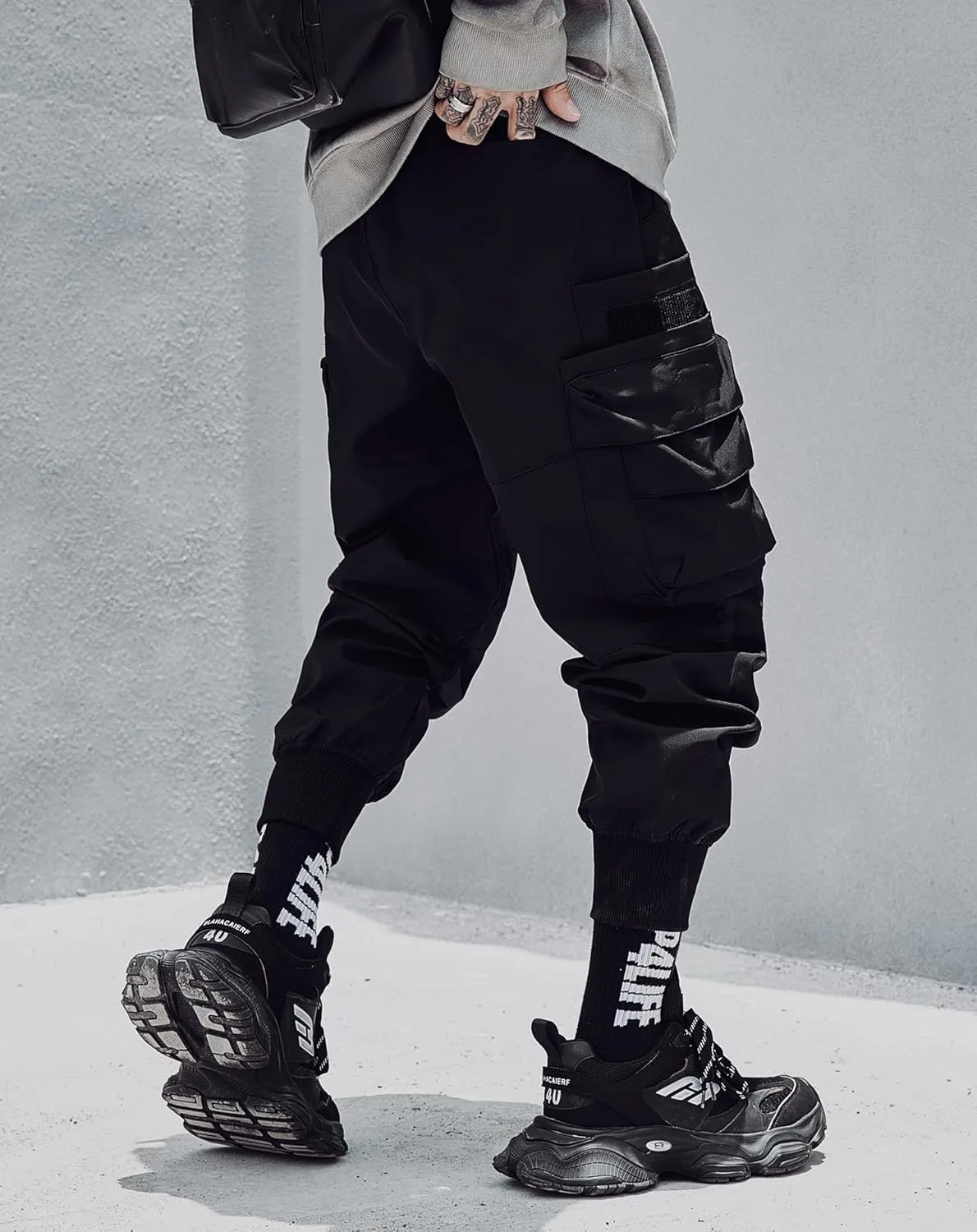 Niepce Inc Streetwear Techwear Cargo Pants for Men