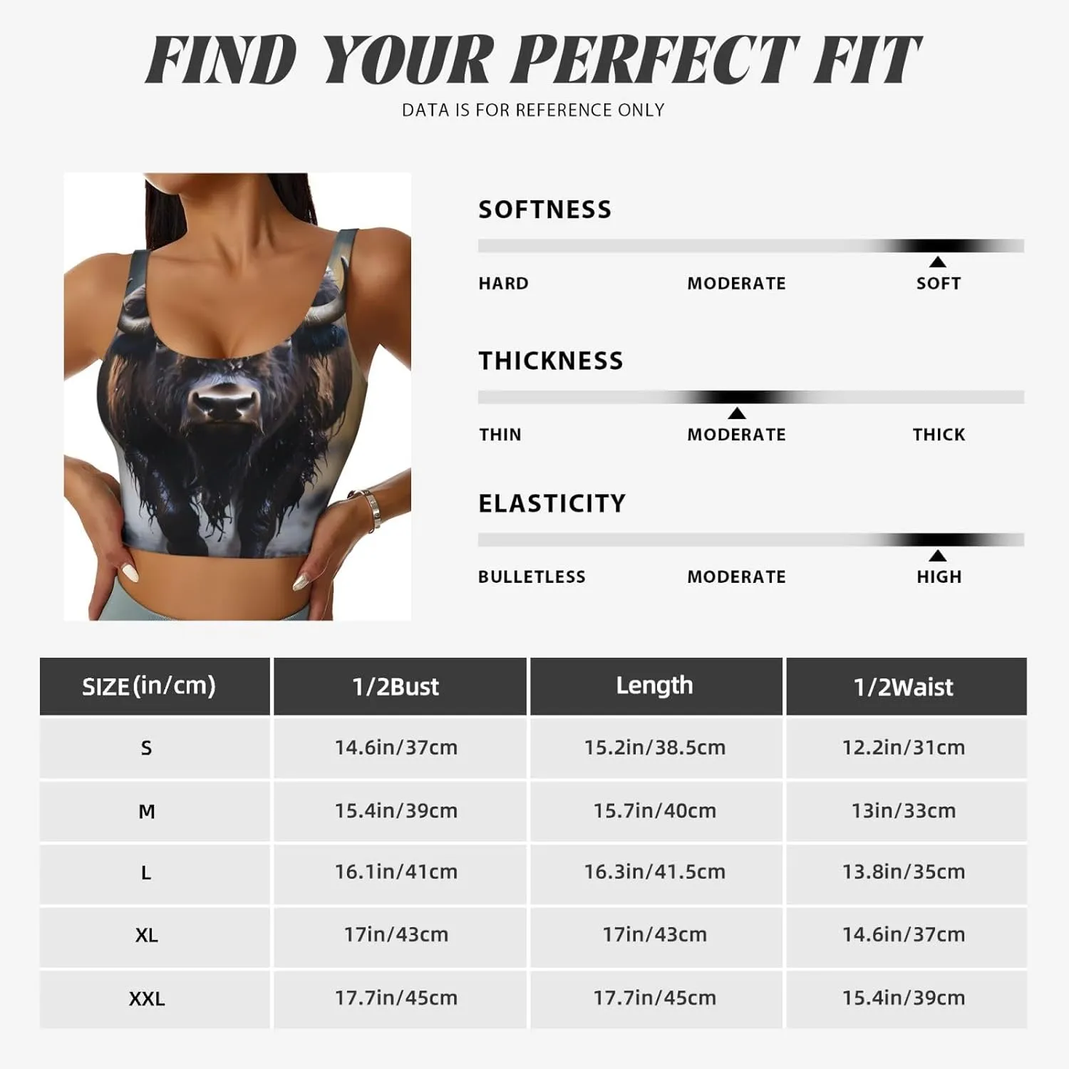 North American Bison Women's Sexy Sports Vest Sleeveless Athletic Gym T-Shirts Vest U-Shaped Back Quick Dry Top