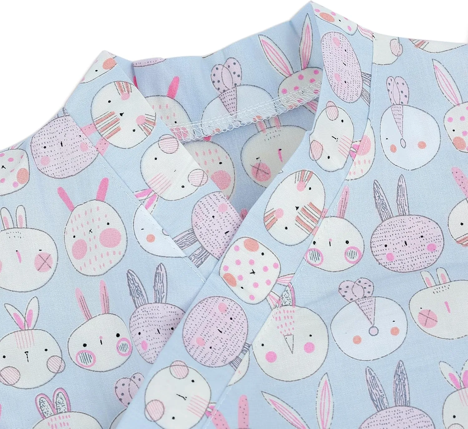 PAUBOLI Baby Kimono Romper Japanese Sakura Cotton Infant Comfy Pajamas 3-24 Months