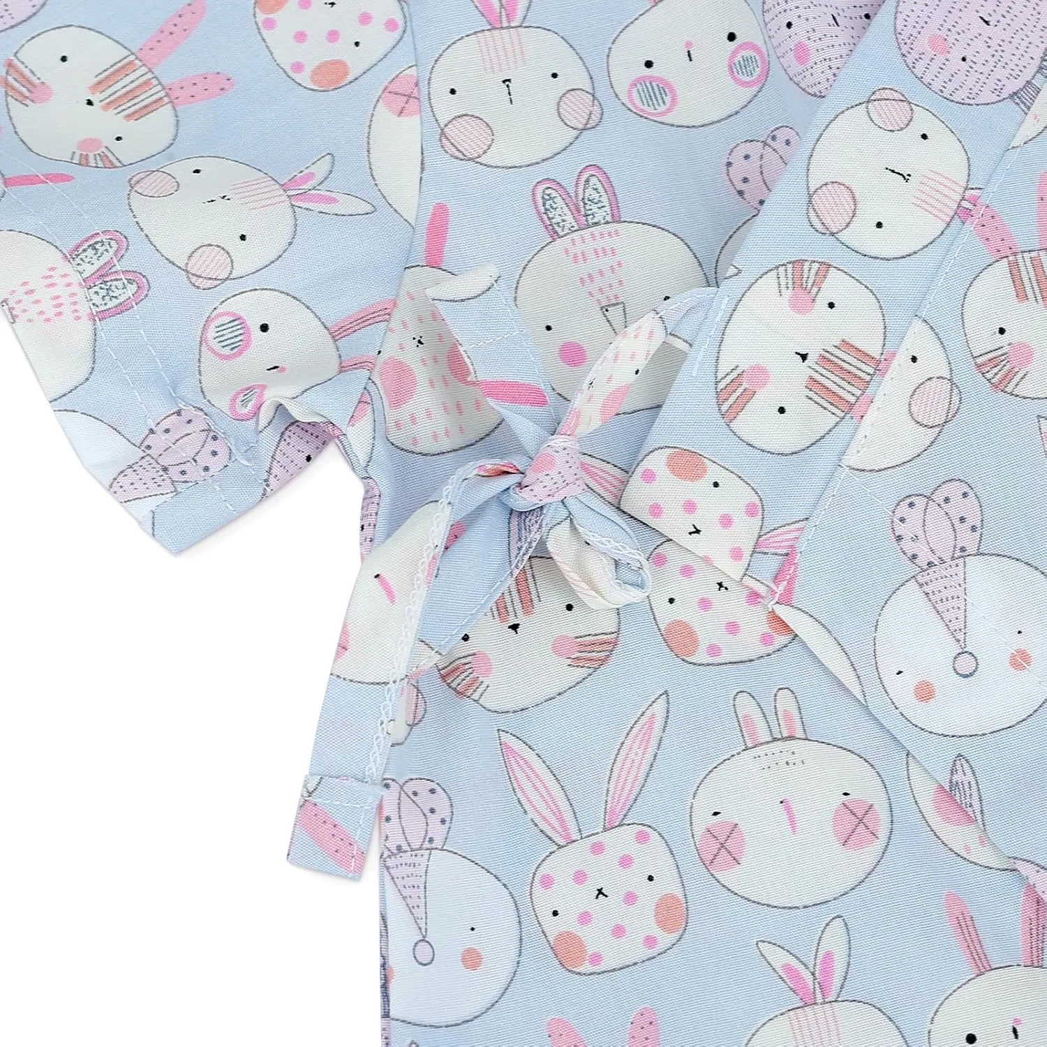 PAUBOLI Baby Kimono Romper Japanese Sakura Cotton Infant Comfy Pajamas 3-24 Months