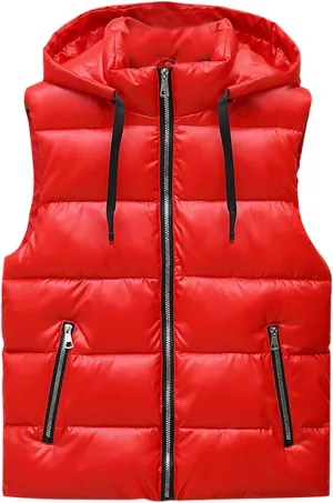 RTRDE Mens Winter Vests Outerwear Puffer Vest Sleeveless Jacket Zipper Outdoor Warm Water Resistant Coat Vest, M-4XL