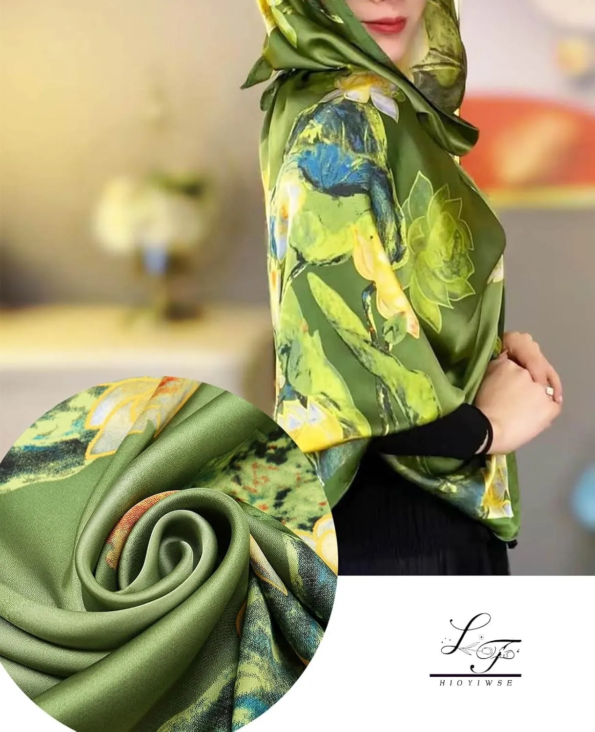 Shawl Scarf For Women Lightweight Scarves Floral Pattern Formal Evening Dressesformal Shawl Summer Wraps