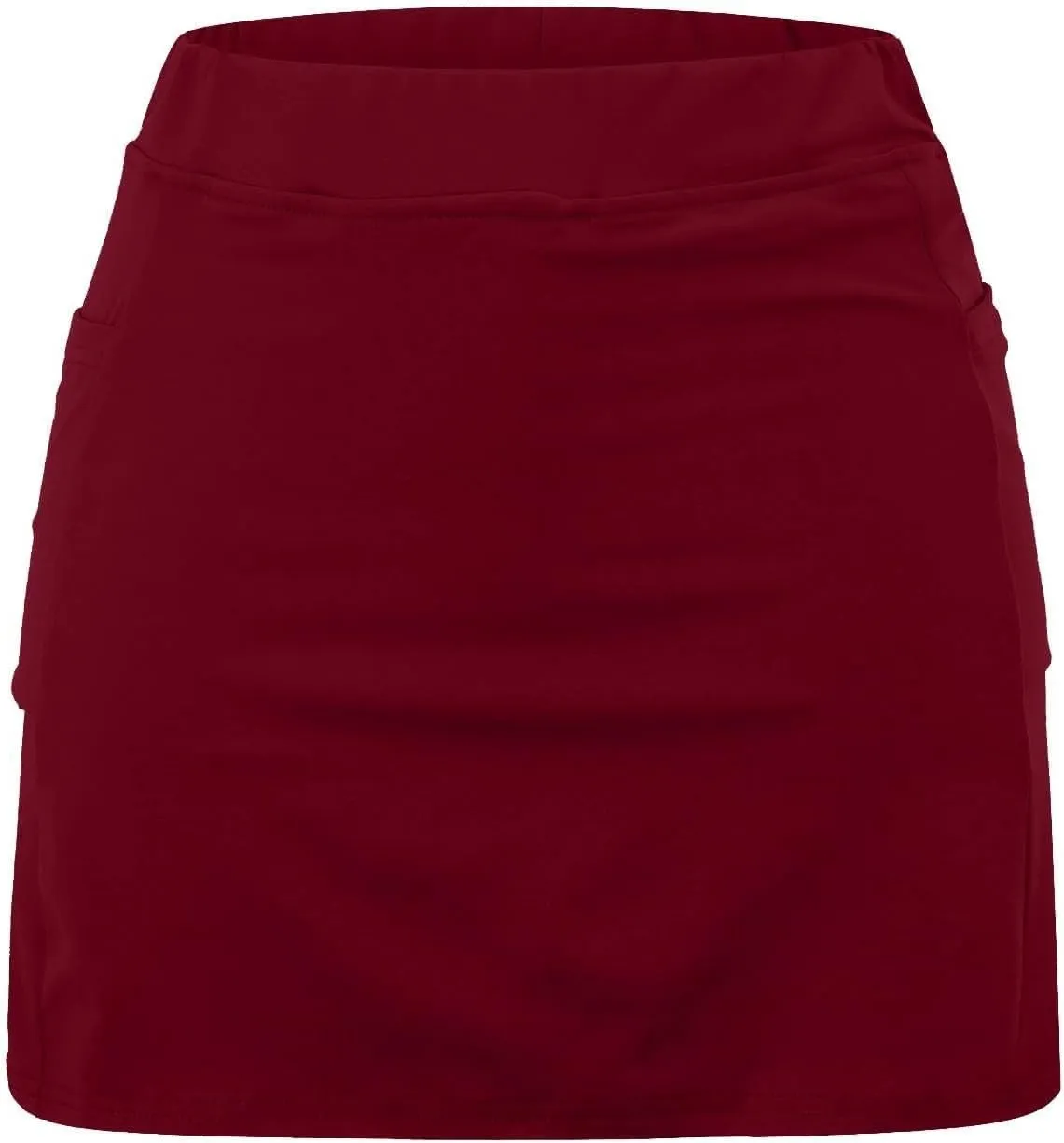 Skorts for Women with Pocket Casual Plus Size Tummy Control Tennis Skirts with Shorts Underneath High Waist Golf Skirt