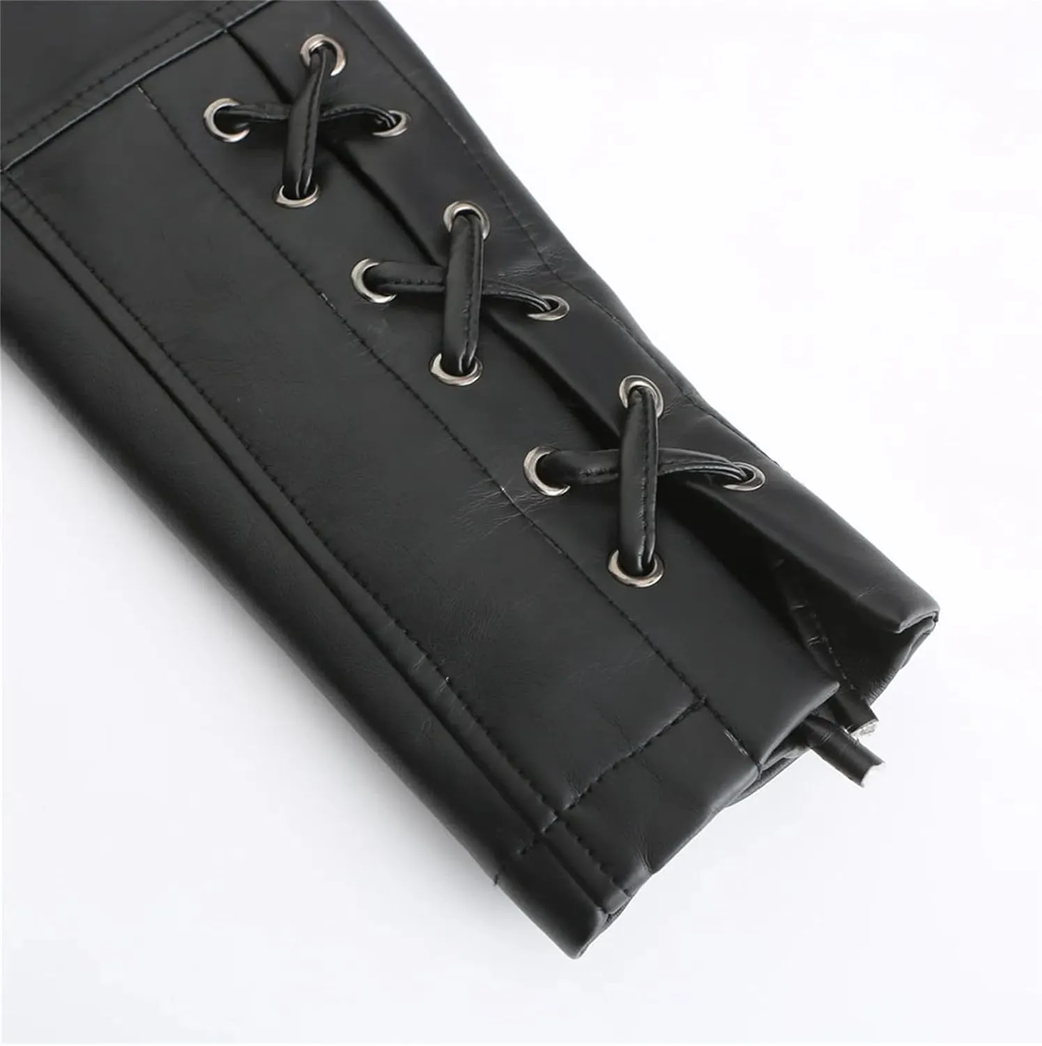 Spring Autumn Women Long Sleeves Faux Leather Jacket Black Red Moto Biker Zipper Jacket Coat
