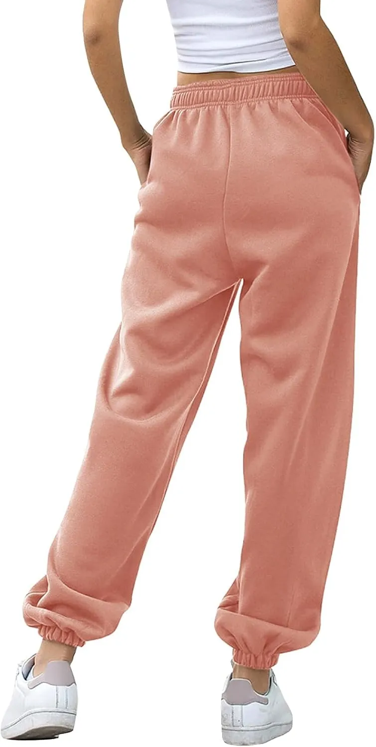 Sweatpants for Women Women's High Waisted Sweatpants Workout Active Joggers Pants Baggy Lounge Bottoms Trendy Outfits