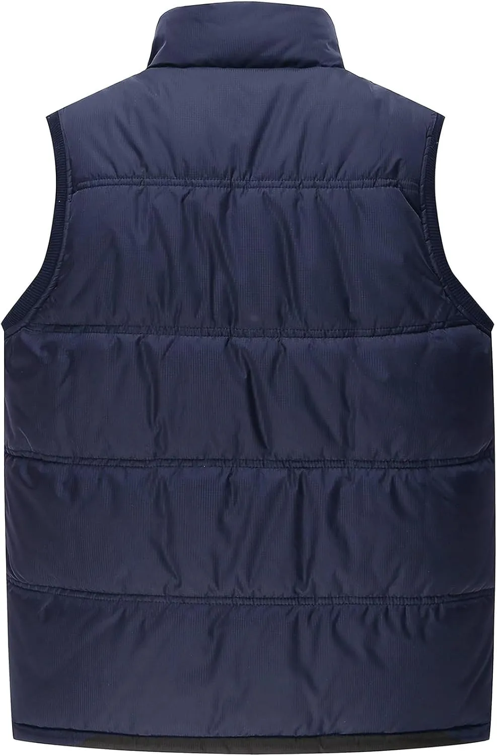 Thatrich Mens Winter Puffer Vest Outerwear Fleece Lined Sleeveless Jacket Warm Outdoor Vests Lightweight Quilted Jacket Coats