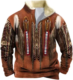 Travel Clothes Mens Flannel Jacket Tactical Sweatshirts Casual Fashion Western Jacket Casual Warm Winter Outwear