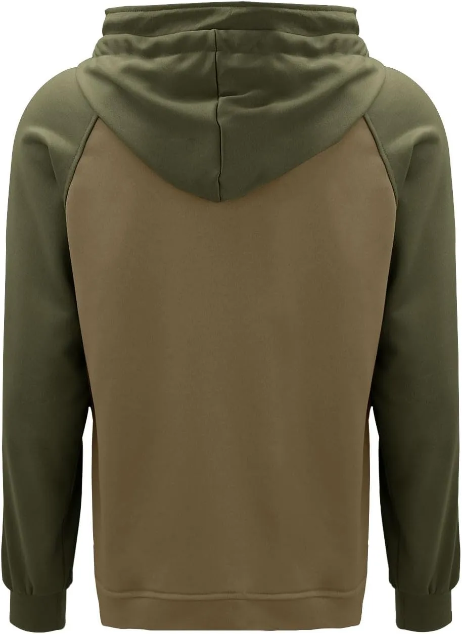 Vintage Hoodies For Men Military Workout Casual Cargo Pullover Coat Full Zip Hooded Outfit Tops Heavy Weight Jacket