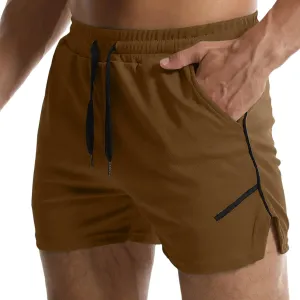 WENKOMG1 Mens Quick Dry Shorts Active Athletic Lightweight Breathable 3 Inch Running Jogging Workout Gym Shorts