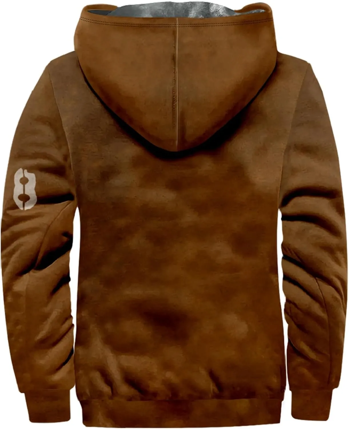 Winter Coats For Men With Hood Fleece Lined Zipper Graphic Coat Motorcycle Heavy Big And Tall Jacket