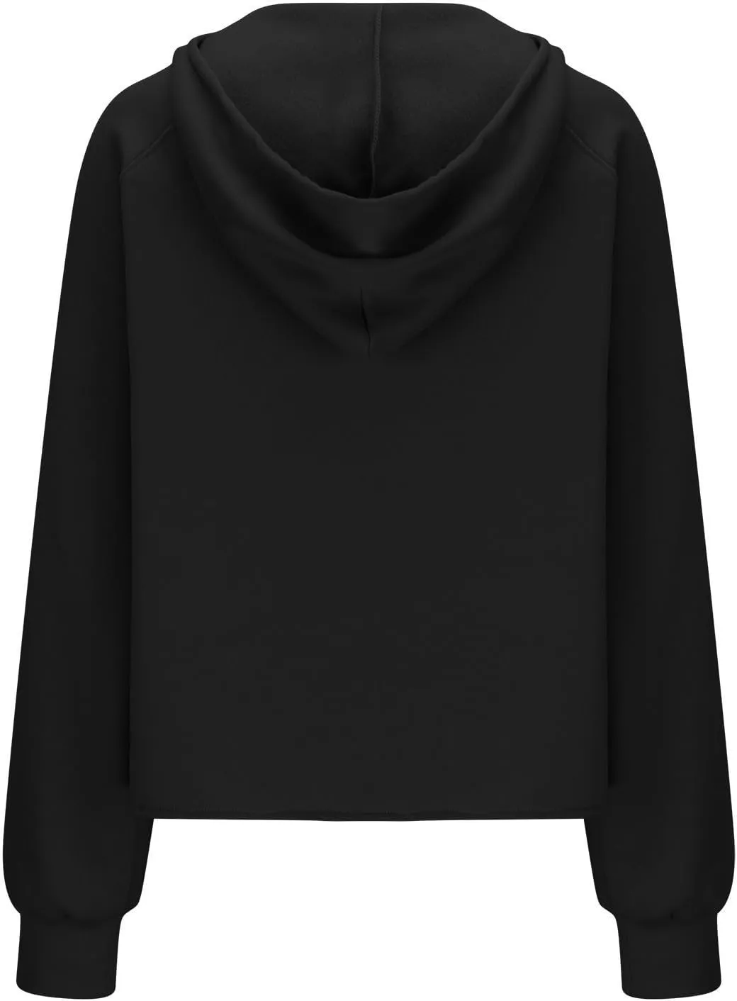 Women Cropped Sweatshirt Fashion Hoodies Casual Long Sleeve Half Zip Fleece Pullover Loose Workout Jackets with Pockets