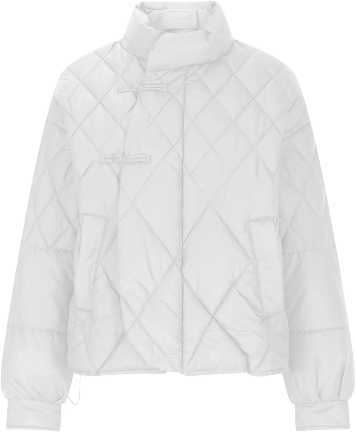 Women's Casual Padded Jacket Standing Collar Wadded Jackets Quilted Puffer Down Coat Warm Winter Coats