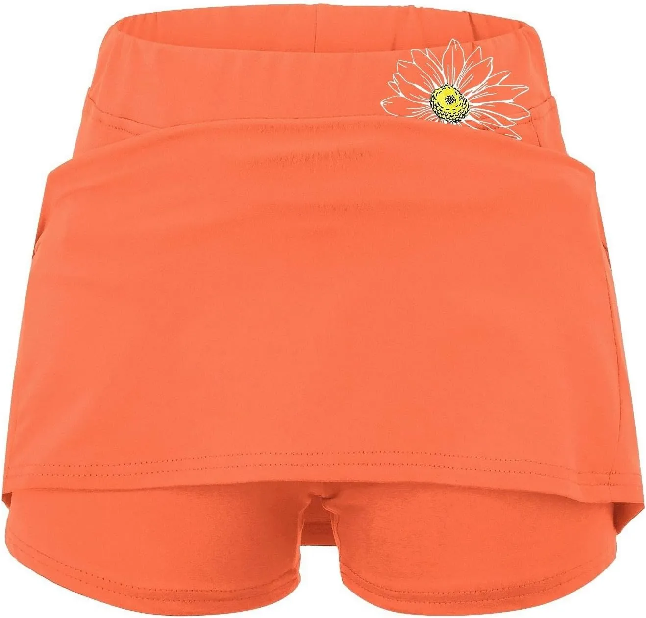 Womens Golf Skorts with Pockets Plus Size High Waist Tennis Skirt with Shorts Underneath Tummy Control Mini Skirts