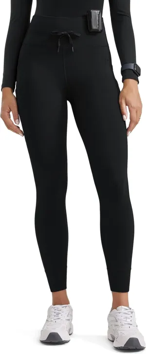 Womens High Waisted Scrub Leggings 25" - 5 Pockets Drawstring Yoga Scrub Pants Medical Bottoms Stretch Soft