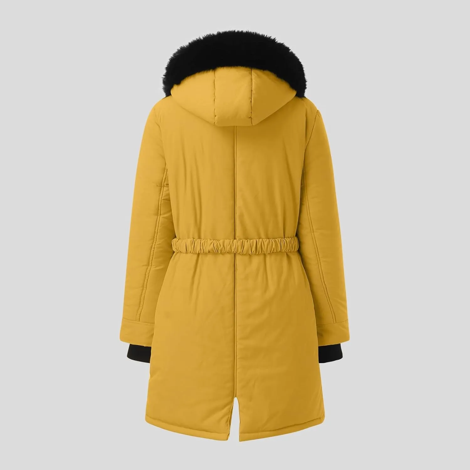Womens Puffer Parka Jacket Coat Lapel Collar Long Sleeve Jacket Vintage Thicken Coat Jacket Womens Lightweight Down