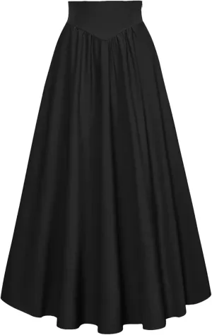 Women's Renaissance Maxi Skirt, Pocket Detail Streetwear