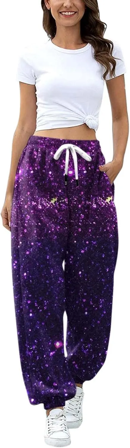Women's Sweatpants Baggy Jogger Pants Trendy Plus Size Oversized Sweatpant with Pockets