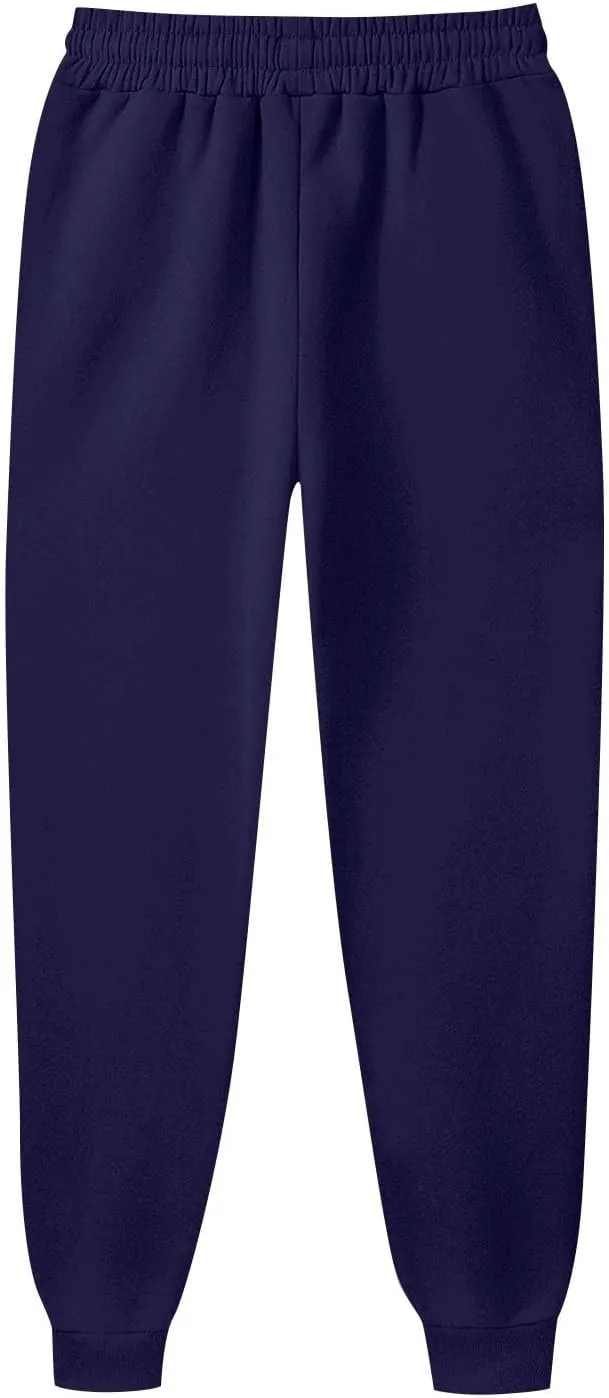 Women's Sweatpants Workout Active Joggers Cinch Bottoms High Waisted Drawstring Lounge Baggy Sweat Pants with Pockets