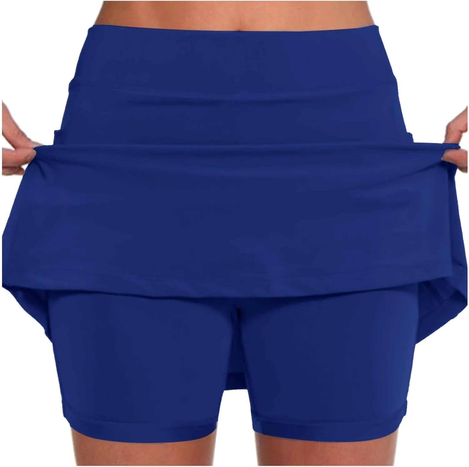 Womens Tennis Skirts with Shorts Underneath Summer Athletic Golf Skorts 2025 Workout Tummy Control Skirt with Pockets