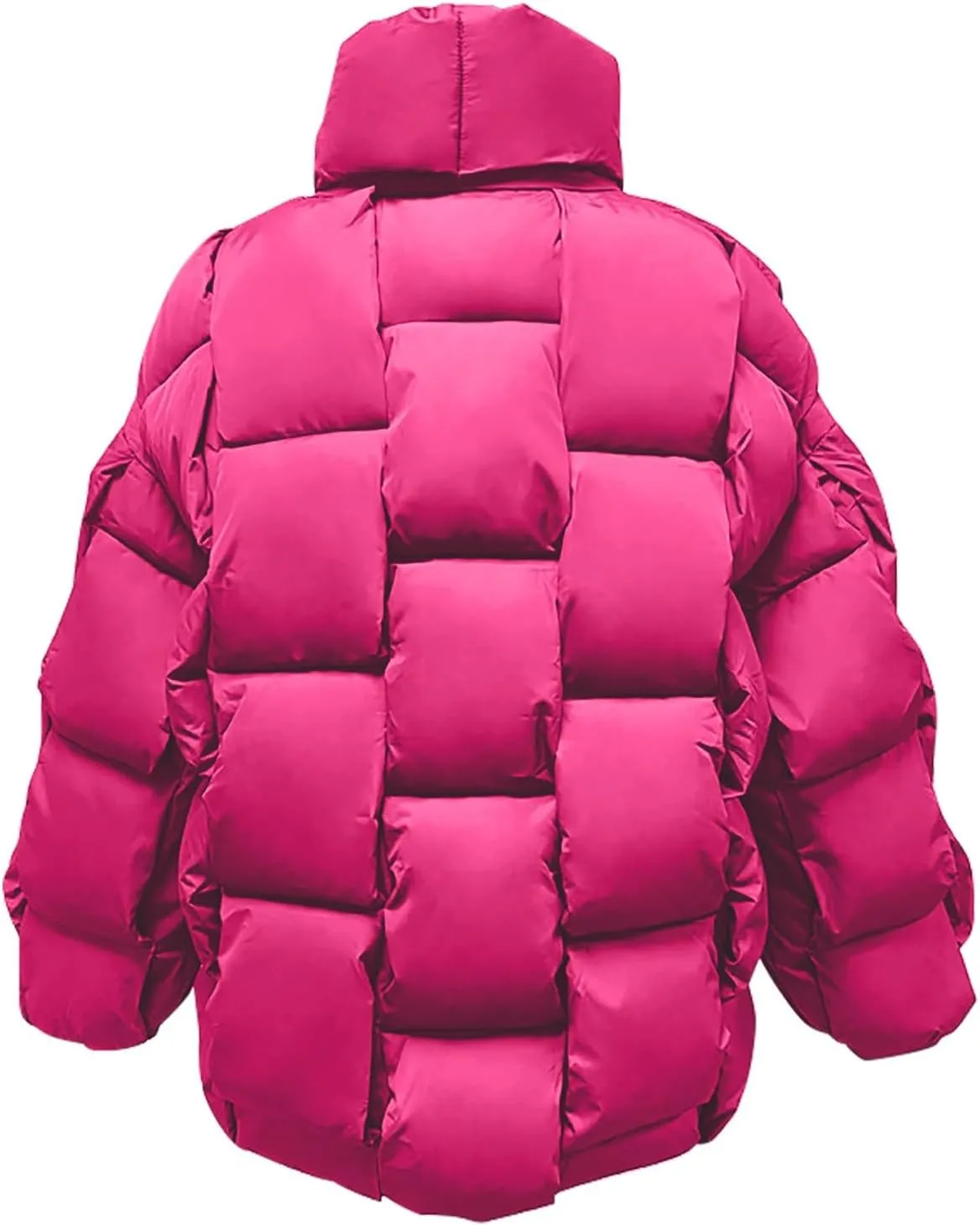 Women's Winter Coat Puffer Thicken Padded Down Jacket Outdoor Shearling Quilted Warm Casual Zipper 2024 Trendy Parka Outwear