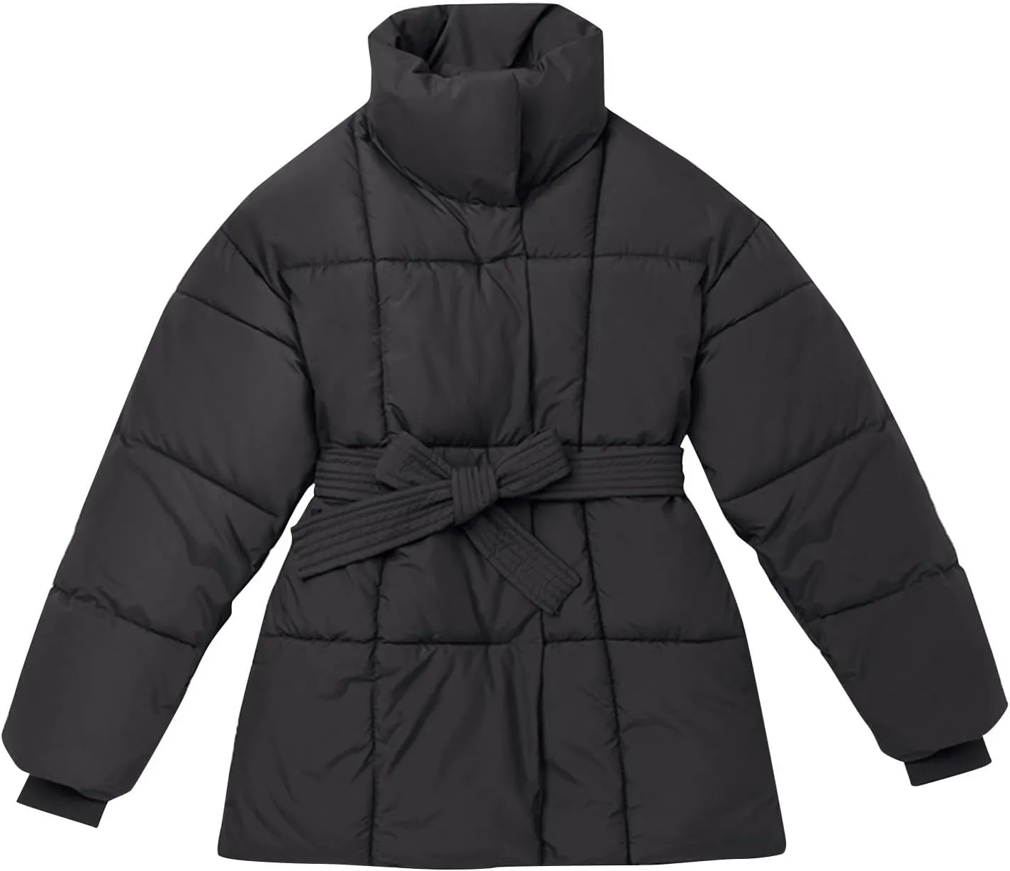 Women's Winter Coat Warm Parka Jacket Puffer Quilted Thicken Hooded Outerwear Coats Zip Up Casual Down Jackets