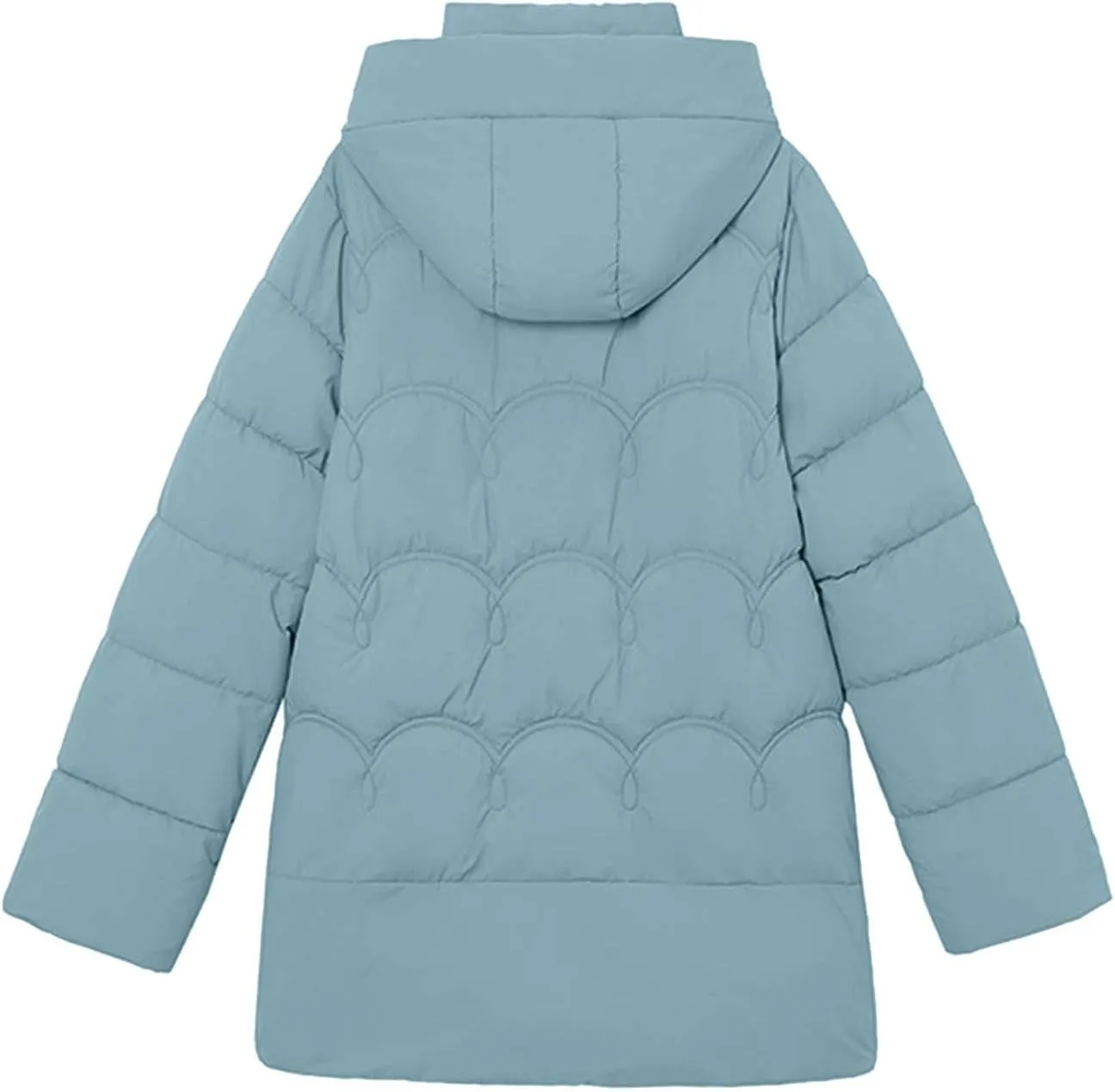 Women's Winter Coats Removable Hooded Down Jackets Plus Size Quilted Puffer Jackets Bubble Coats for Cold Weather