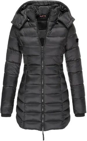 Womens Winter Coats with Hood Thicken Quilted Puffer Parka Jacket Oversized Long Sherpa Jackets Warm Bubble Coat