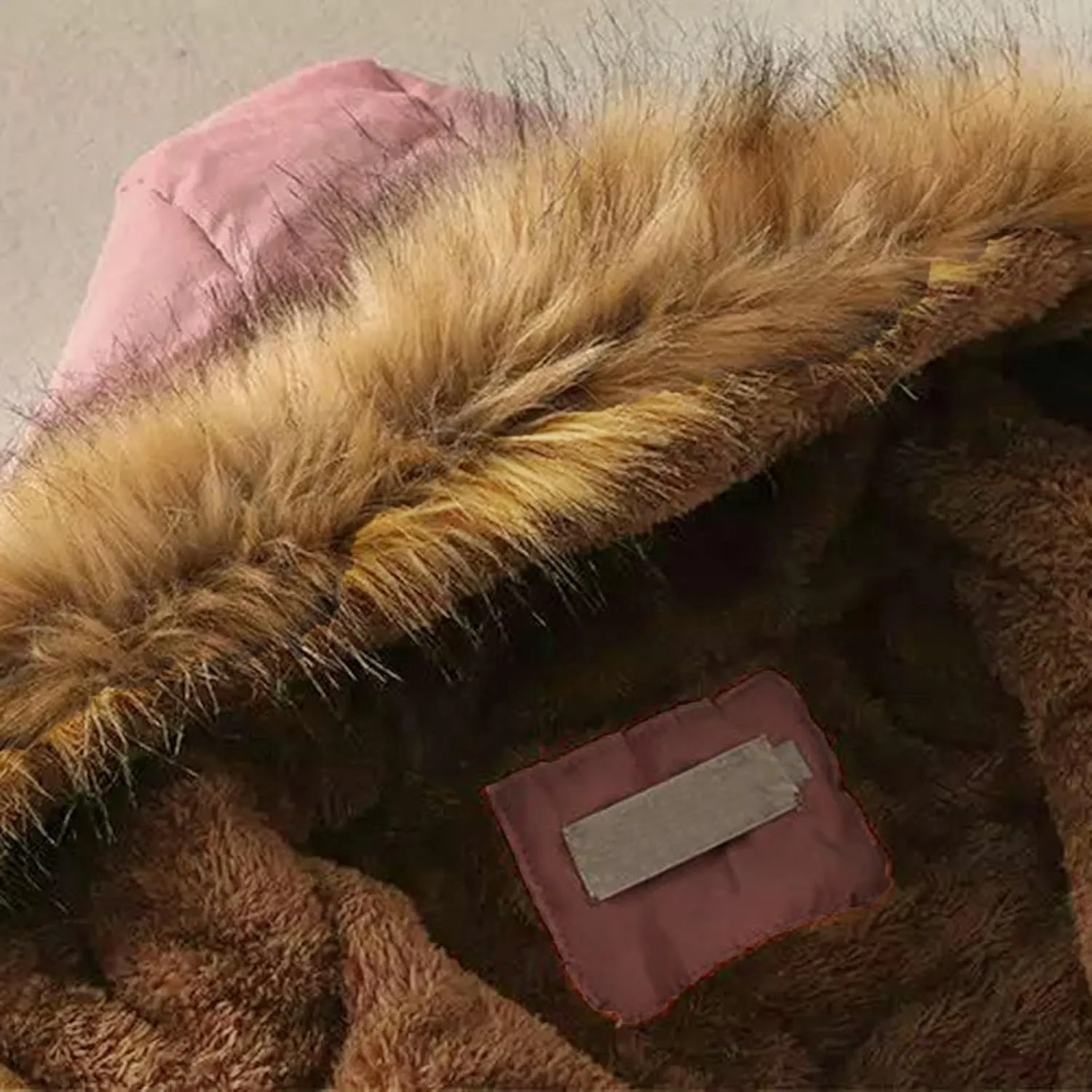Womens Winter Solid Zipper Fleece Coat Long Sleeve Hooded Casual Outwear Thicken Warm Fitted Overcoat Outdoor Clothes